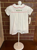 Christmas Embroidered Romper